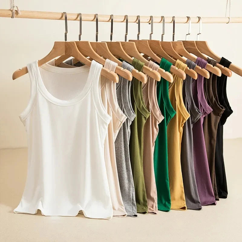Ch # 415 Saimwear O Neck Basic Tank Top