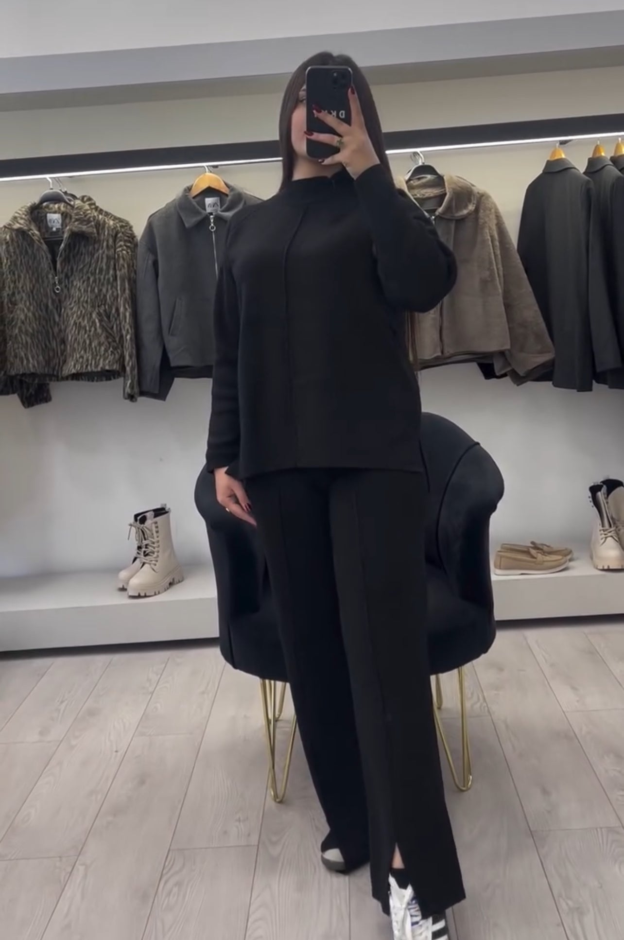 CH 522 Saimwear Bootcut Style Fleece Co-ord Set For Winters