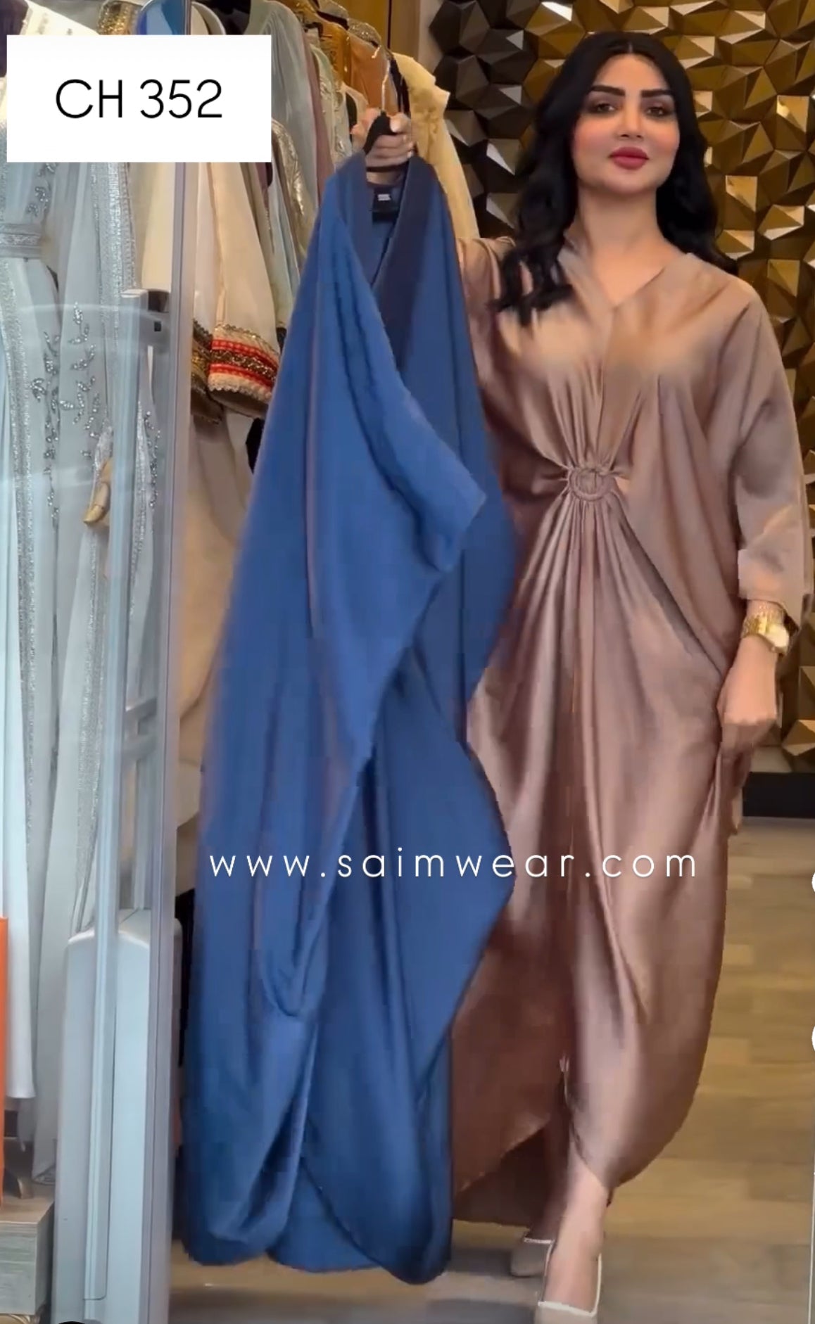 Ch # 352 Sahara Silk Kaftaan