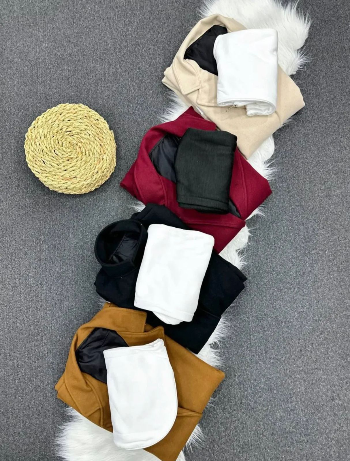 CH 599 - Modish Fleece Coat - Saimwear