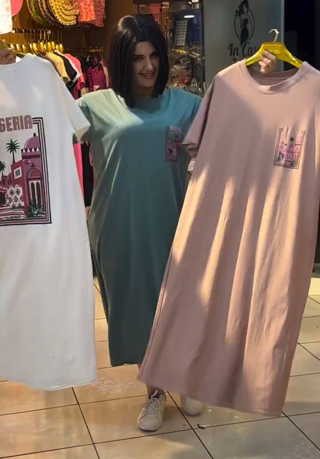 CH-562 Long Casual Printed Top - Saimwear