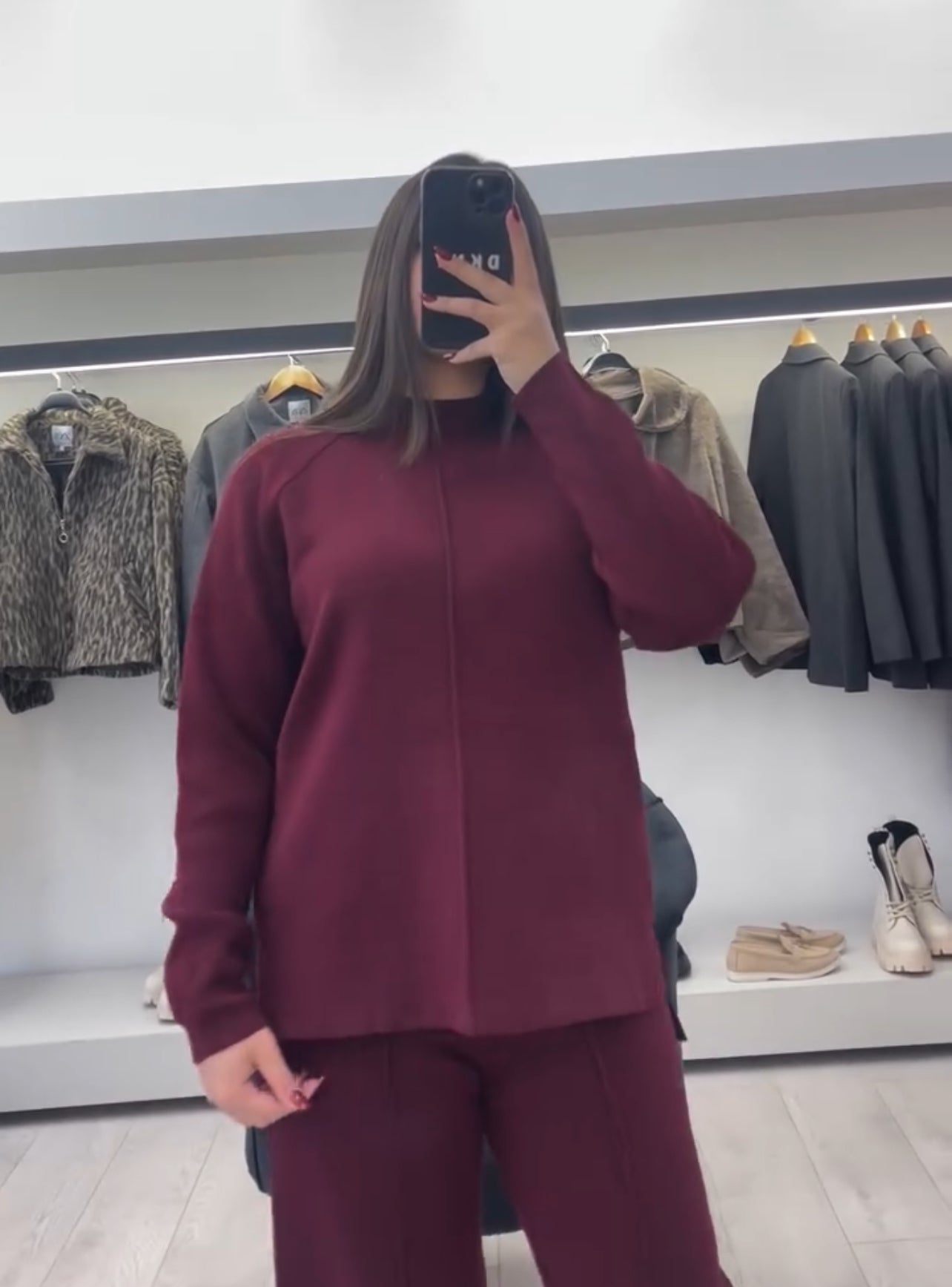 CH 522 Saimwear Bootcut Style Fleece Co-ord Set For Winters