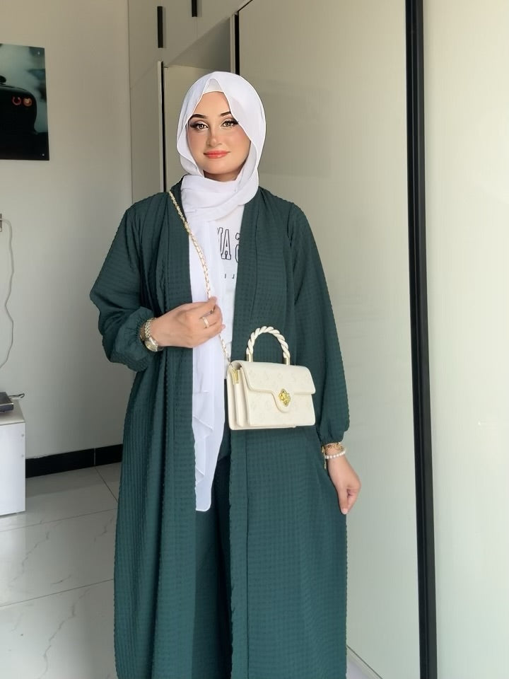 CH 630 β 2 Pcs Solid Textured Co-ord Set | Saimwear