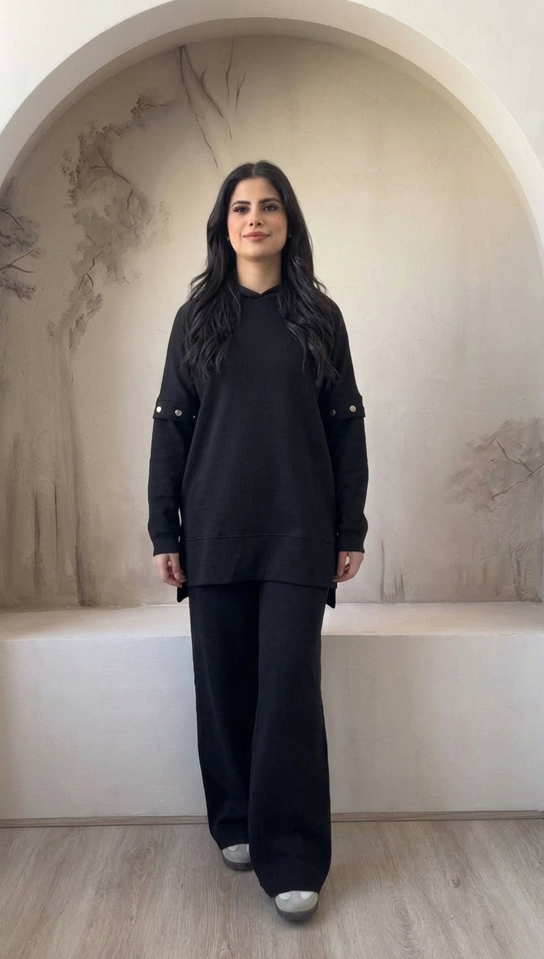 CH - 6161 - Urban Fleece Oversized Co-ord | Saimwear