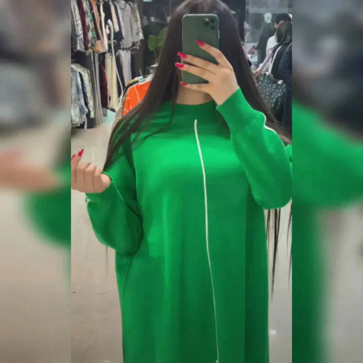 2 Pcs Stripe Winter Fleece Outfit LY-0018