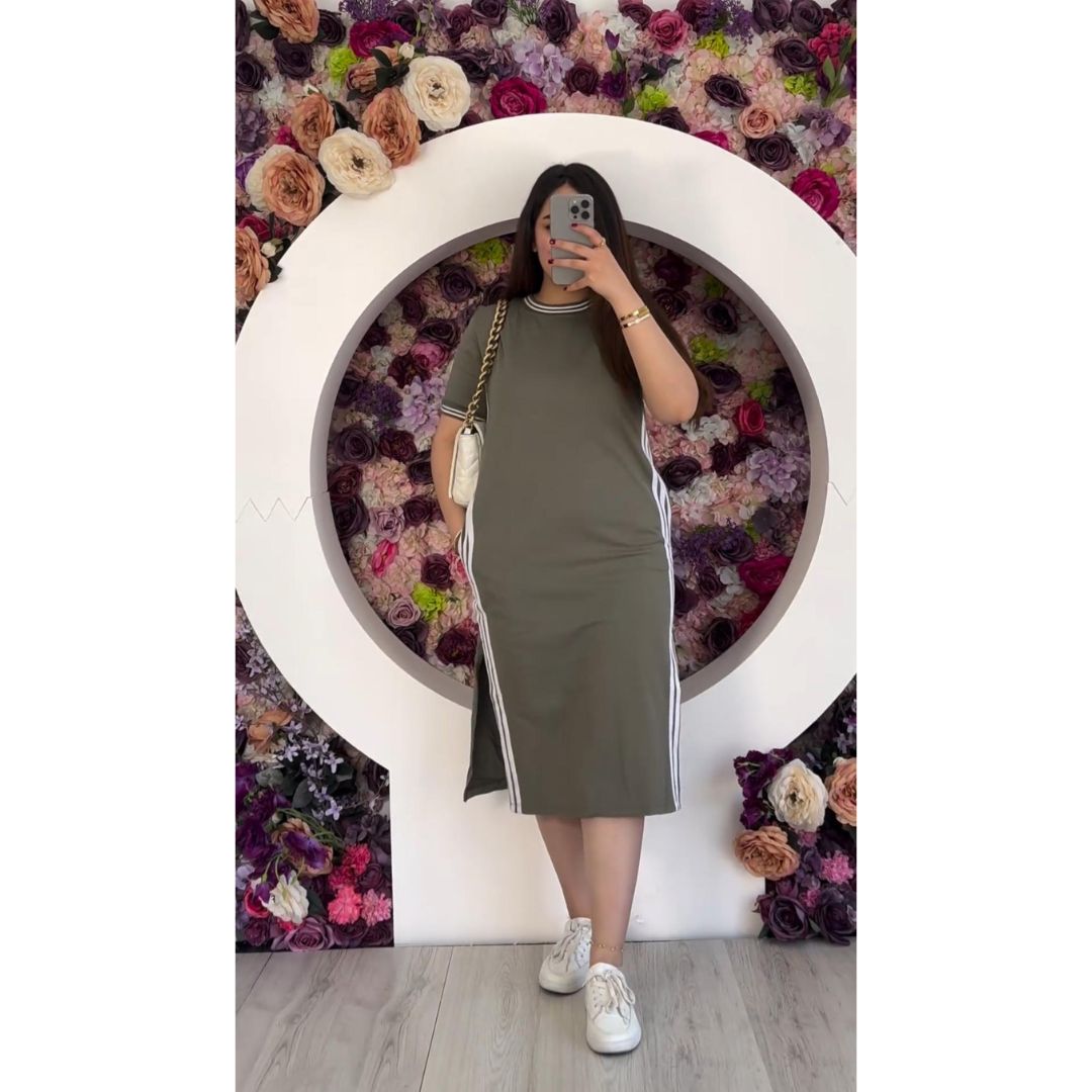 Saimwear Stripes Long Top CH 431