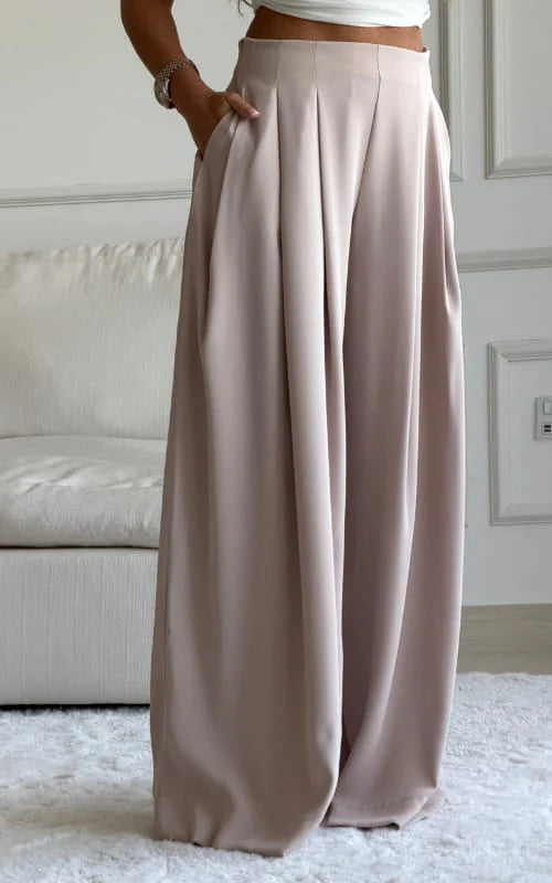 CH - 6065 - Chic Aura Pleated Trouser | Saimwear