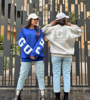 CH 501 Saimwear Chicago Drop Shoulder Winter Fleece Sweatshirt