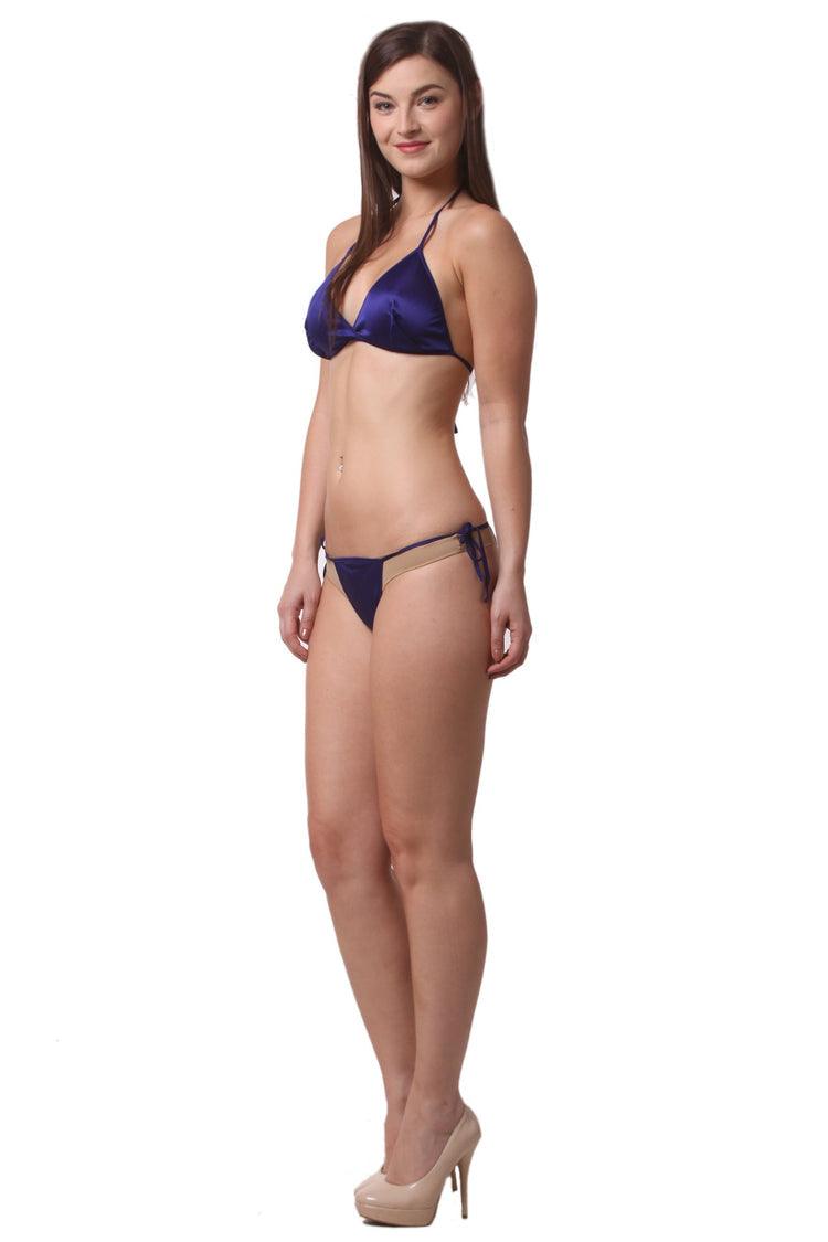 Silk Bikini Set Beach Wear Lingerie P#41 - saimwear