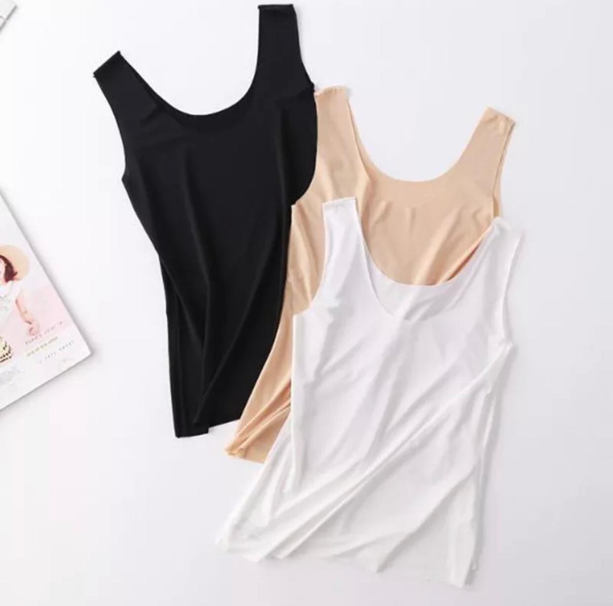 Set of 3 Soft Cotton Tank Top - saimwear