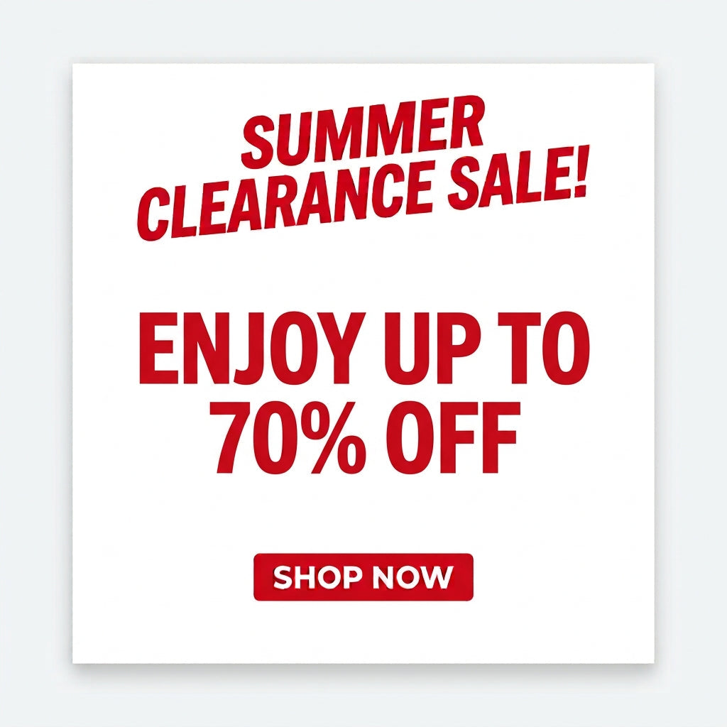 Summer Clearence Sale!
