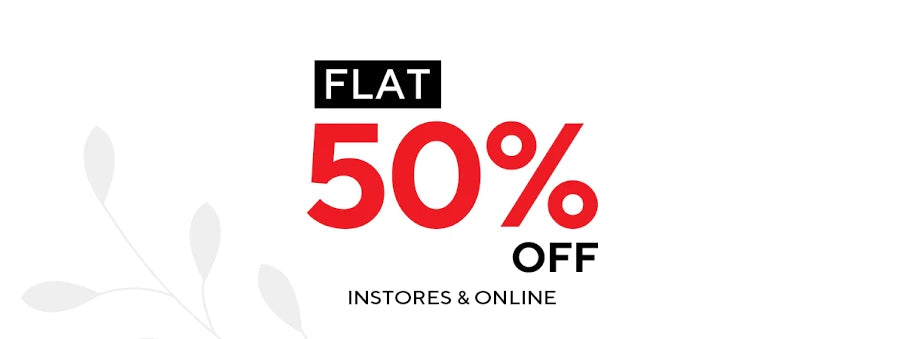 Flat 50% Off