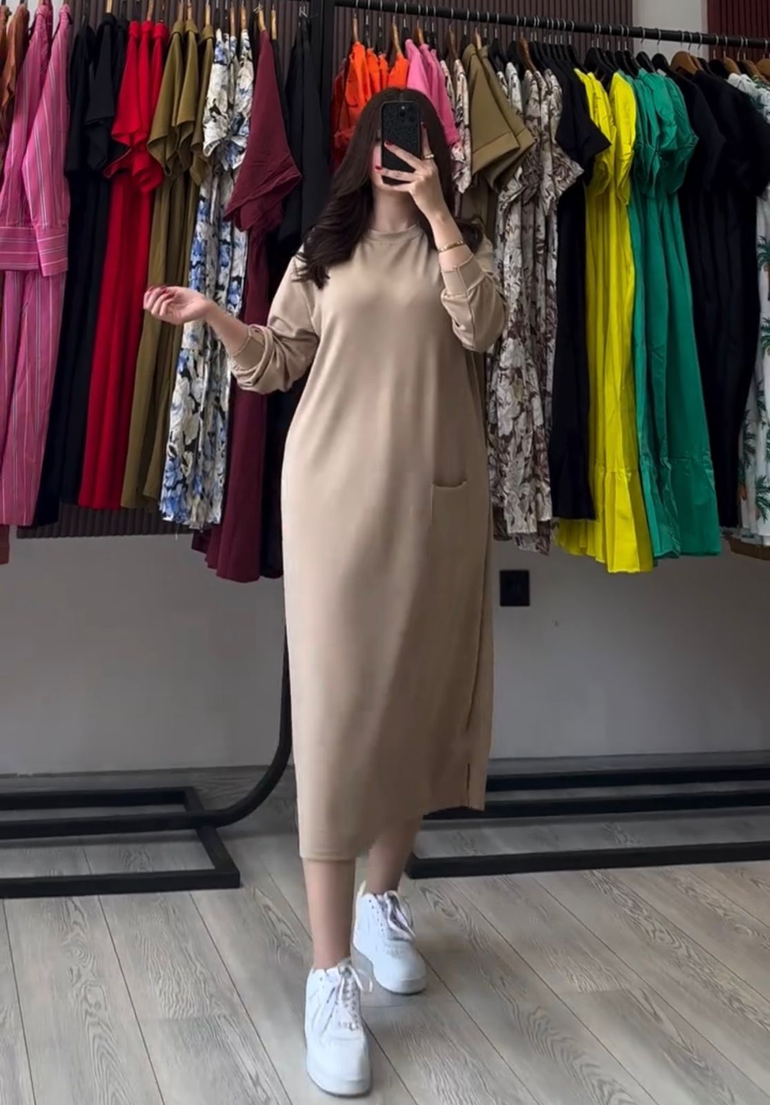 CH 592 - Longline Fleece Top For Winters - Saimwear