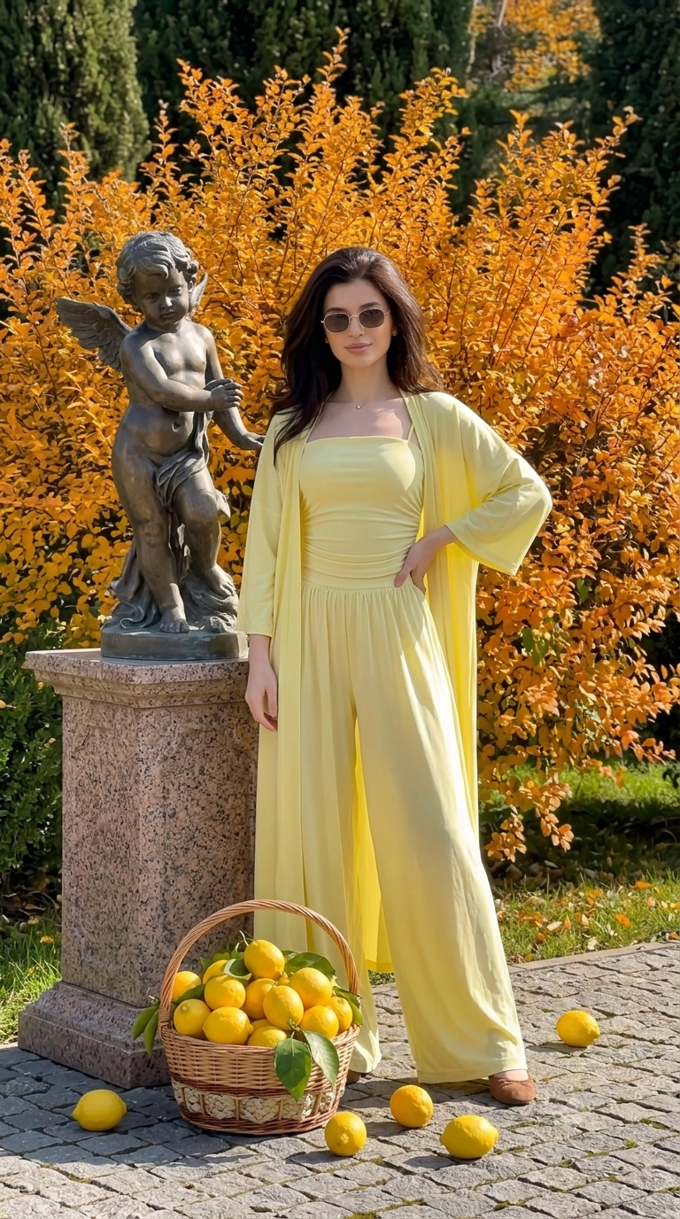 CH - 6088 Summer Flow 3-Piece Co-ord Set - Saimwear
