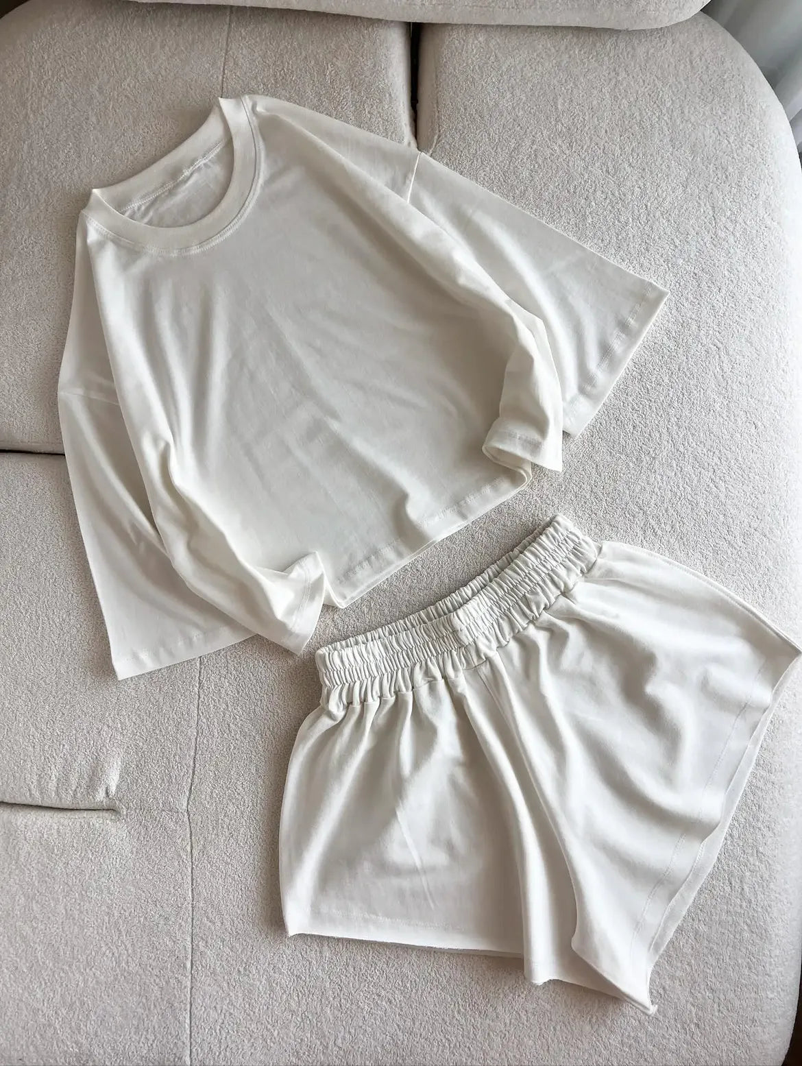 CH - 6094 - Chill Crop & Shorts Co-Ord | Saimwear