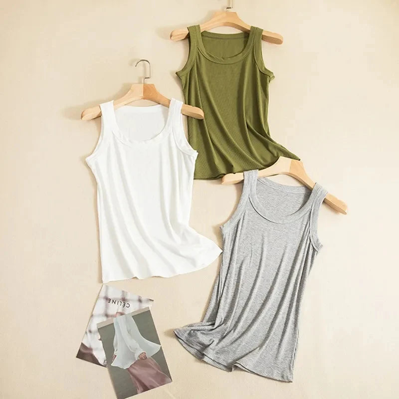 Ch # 415 Saimwear O Neck Basic Tank Top