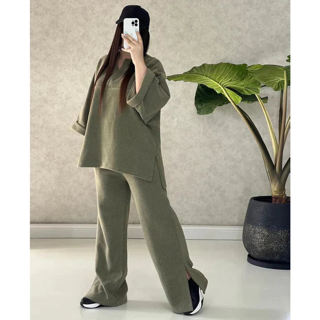 Saimwear Winter Bottom Cut Style 2 Pcs Outfit CH-327 - saimwear