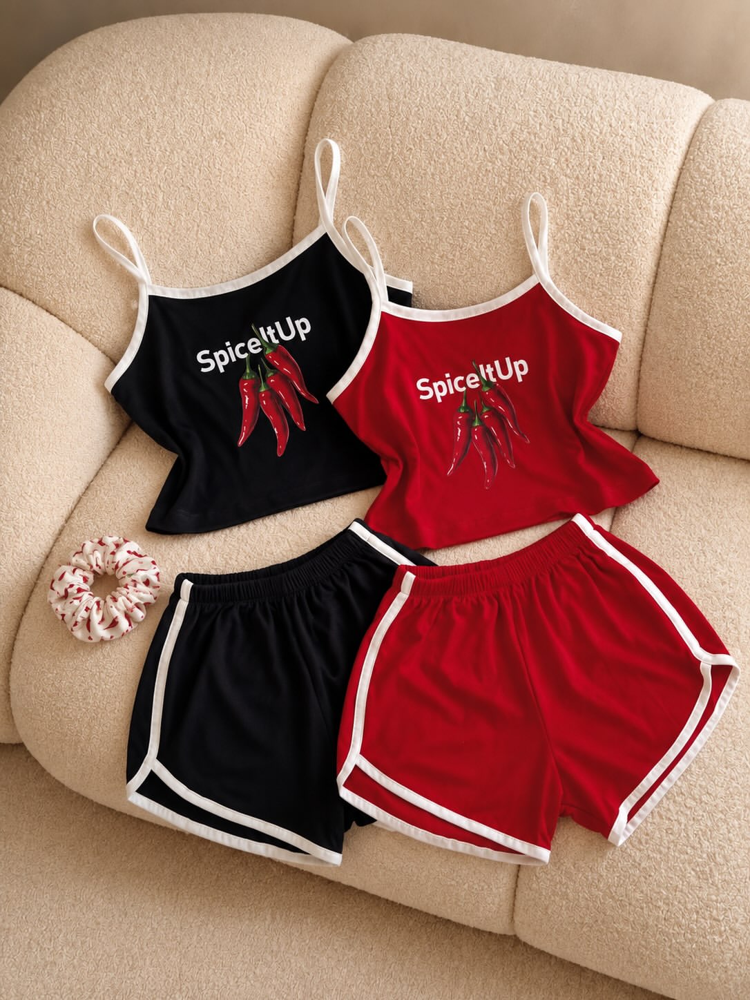 CH - 6096 - Spice It Up Cami & Shorts Set | Saimwear