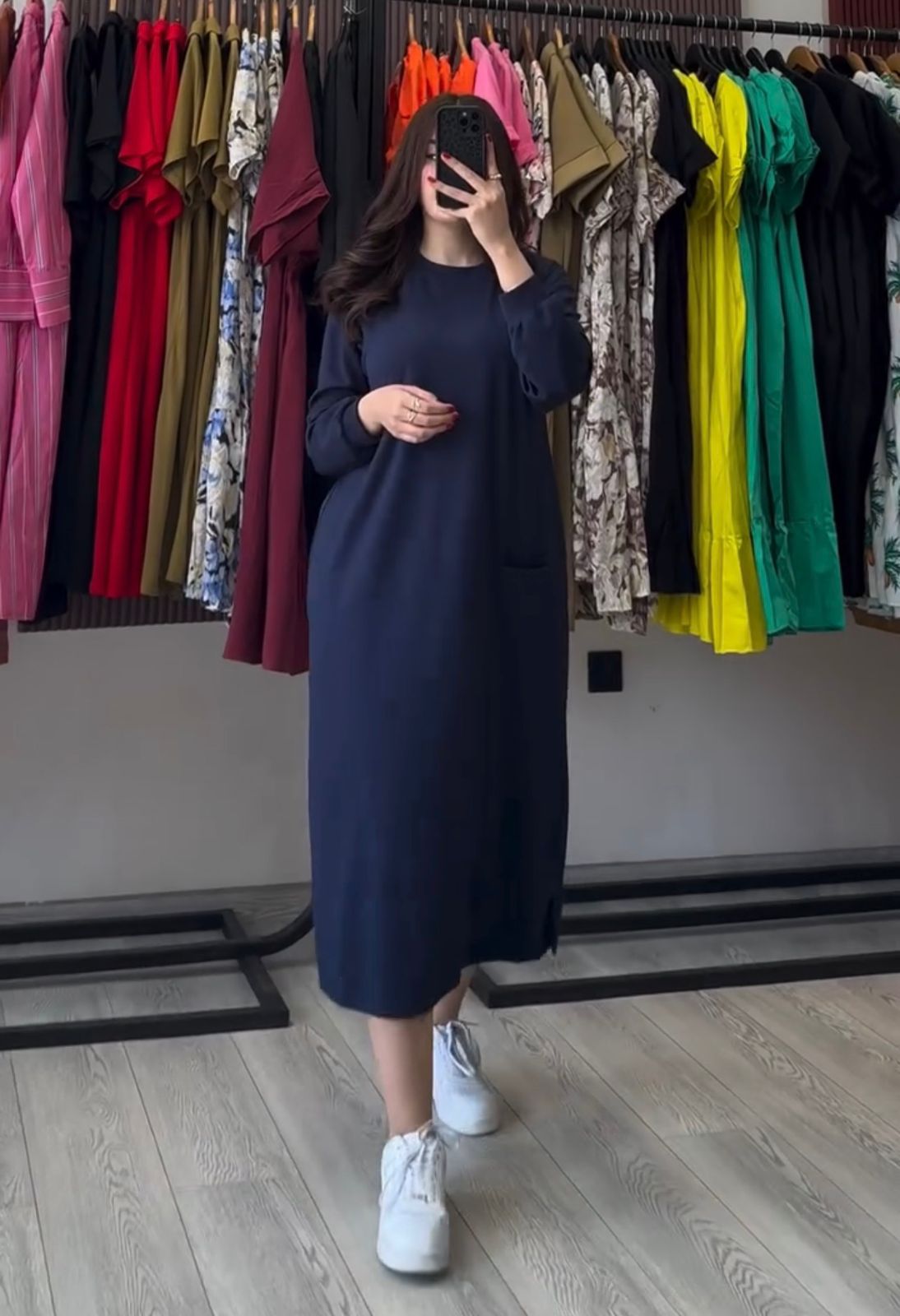 CH 592 - Longline Fleece Top For Winters - Saimwear