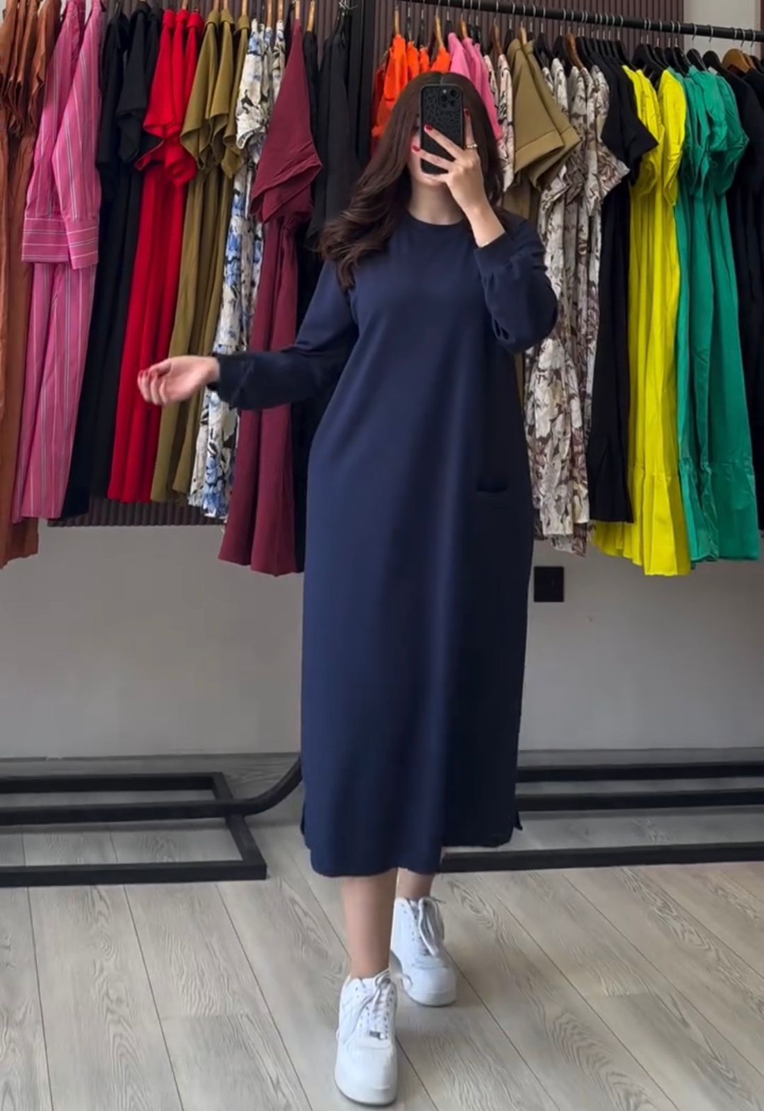 CH 592 - Longline Fleece Top For Winters - Saimwear