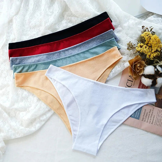 Pack Of 6 Soft Cotton Jersey Briefs Mix Color Comfortable And Elastic Innerwear For Everyday Use - saimwear