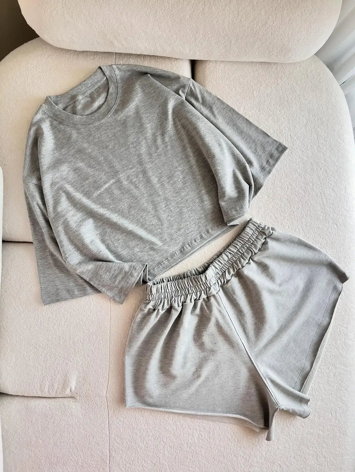 CH - 6094 - Chill Crop & Shorts Co-Ord | Saimwear