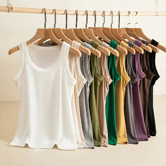 Ch # 415 Saimwear O Neck Basic Tank Top