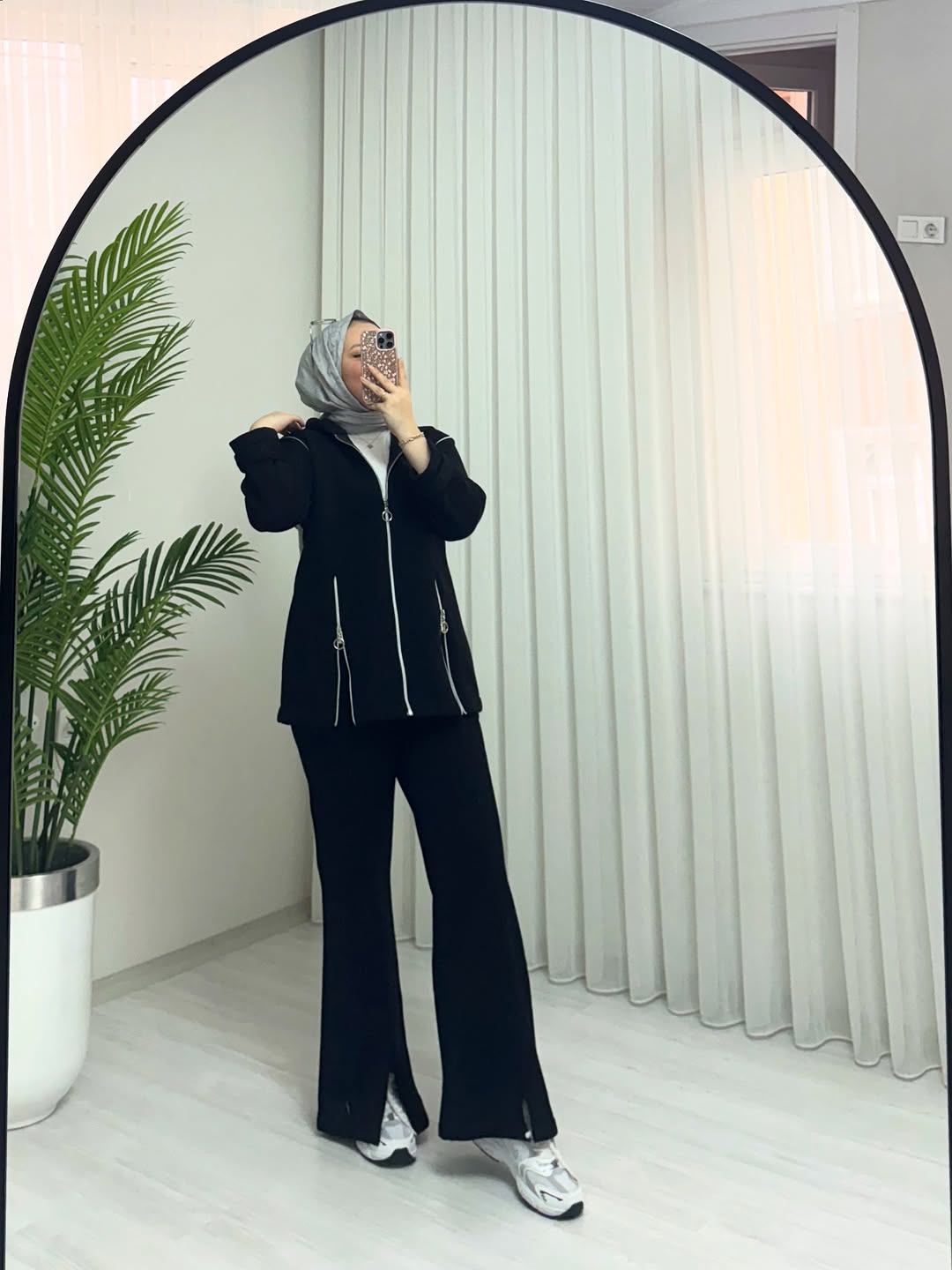 CH 601 - Bootcup Zipper Hooded Style Co-Ord Set - Saimwear