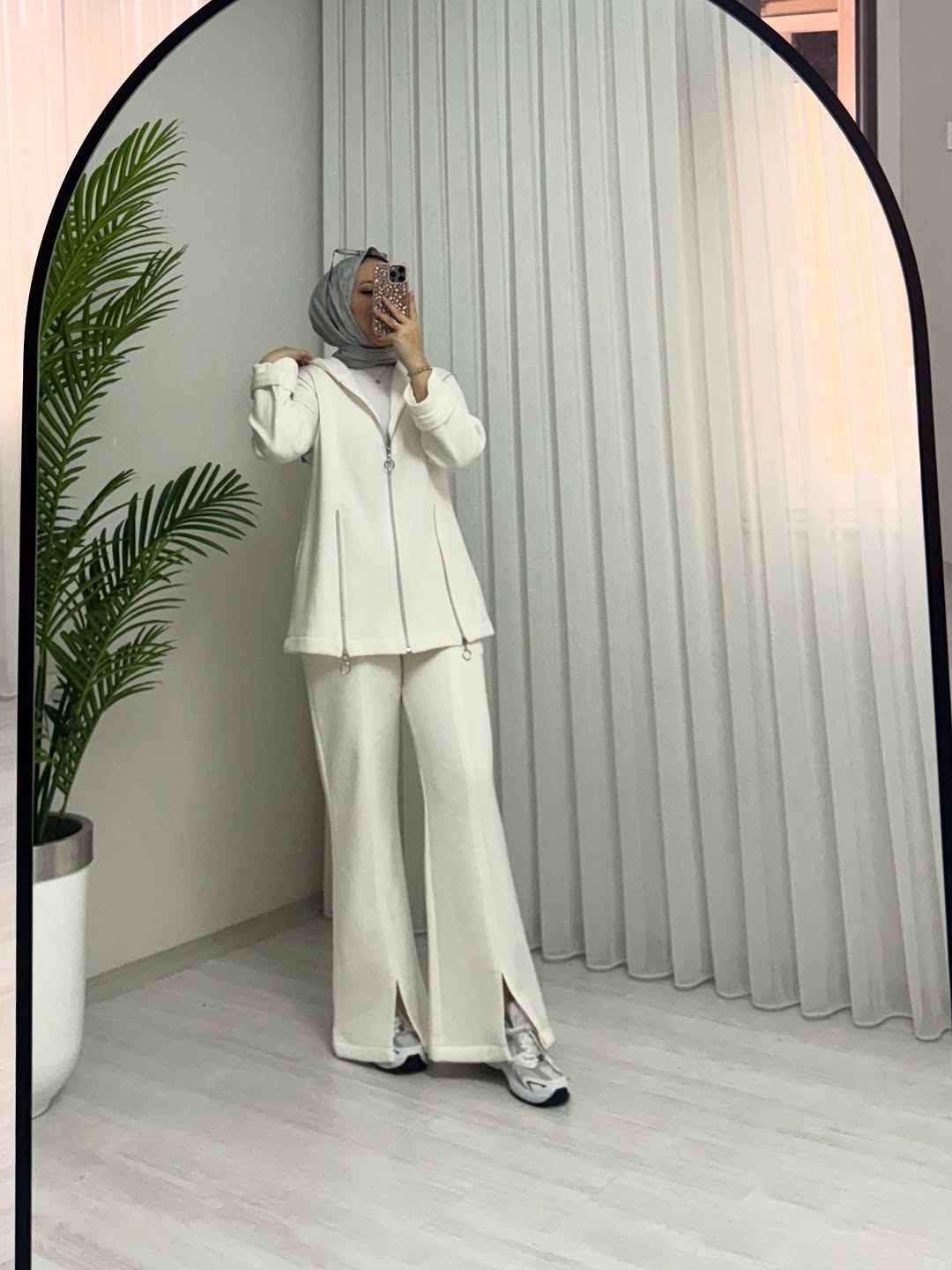 CH 601 - Bootcup Zipper Hooded Style Co-Ord Set - Saimwear