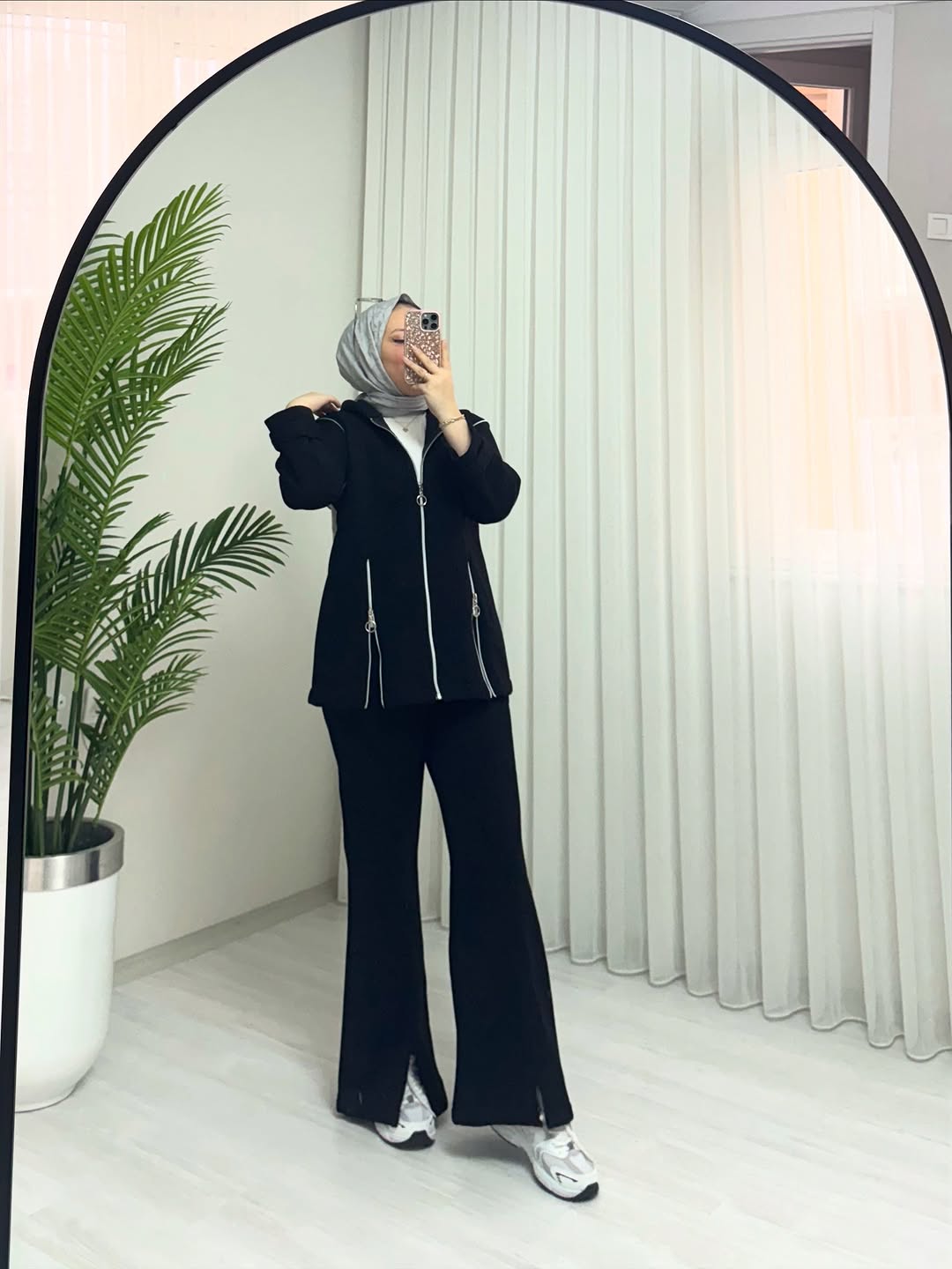 CH 601 - Bootcup Zipper Hooded Style Co-Ord Set - Saimwear