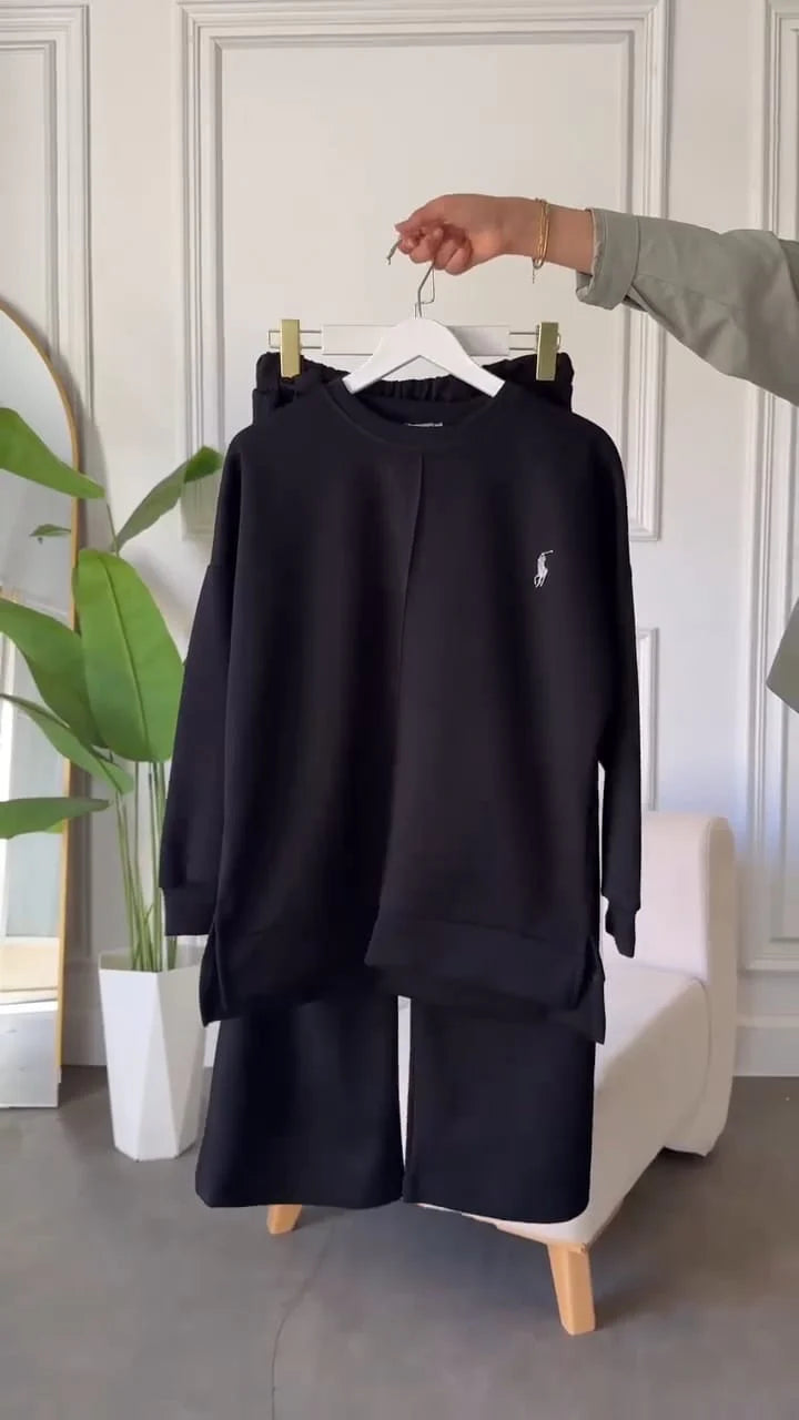 CH 589 Saimwear Polo Winter Fleece Co-ord Set