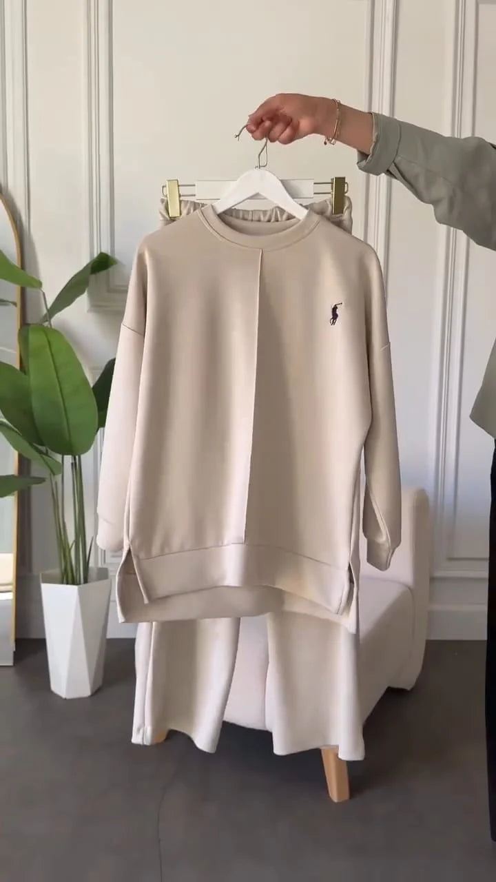 CH 589 Saimwear Polo Winter Fleece Co-ord Set