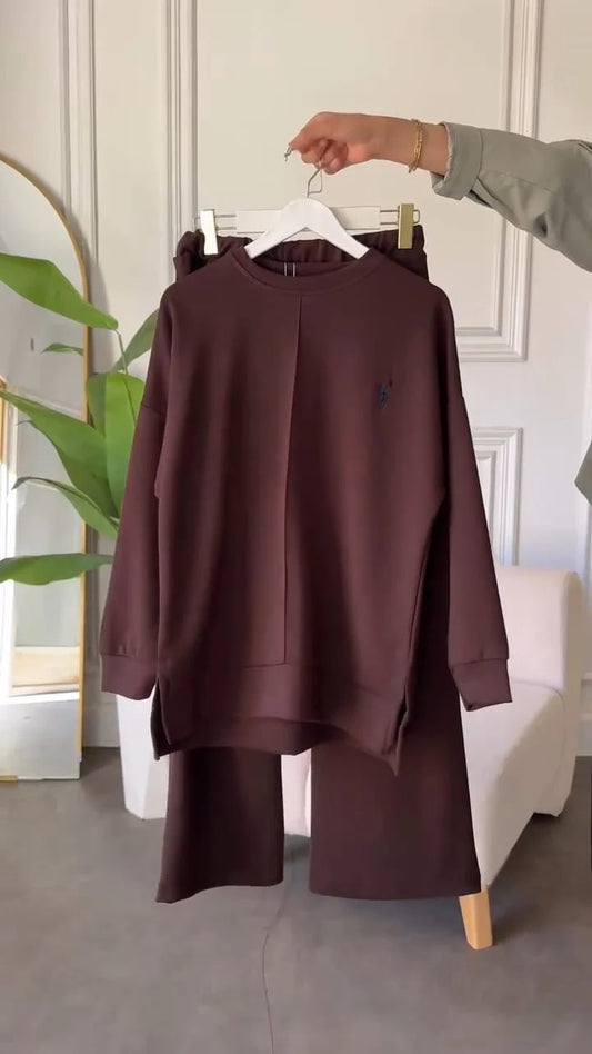 CH 589 Saimwear Polo Winter Fleece Co-ord Set