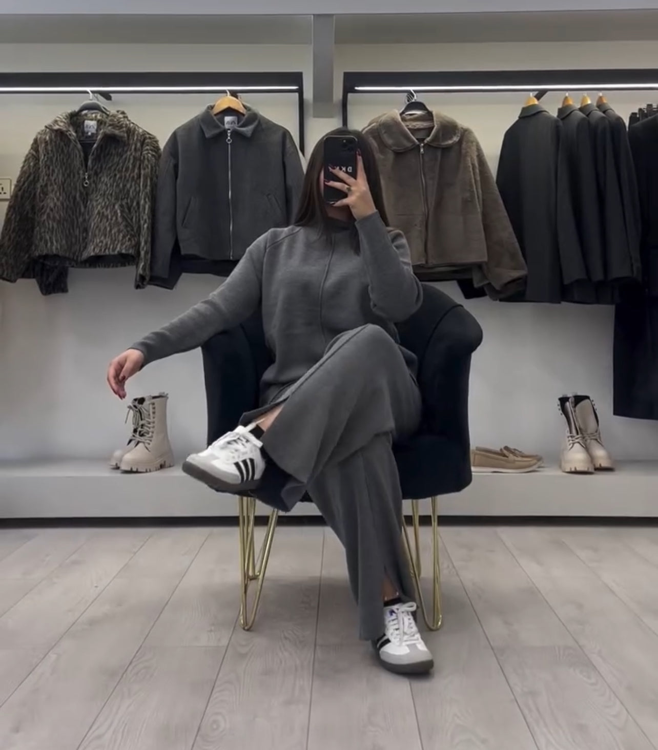 CH 522 Saimwear Bootcut Style Fleece Co-ord Set For Winters