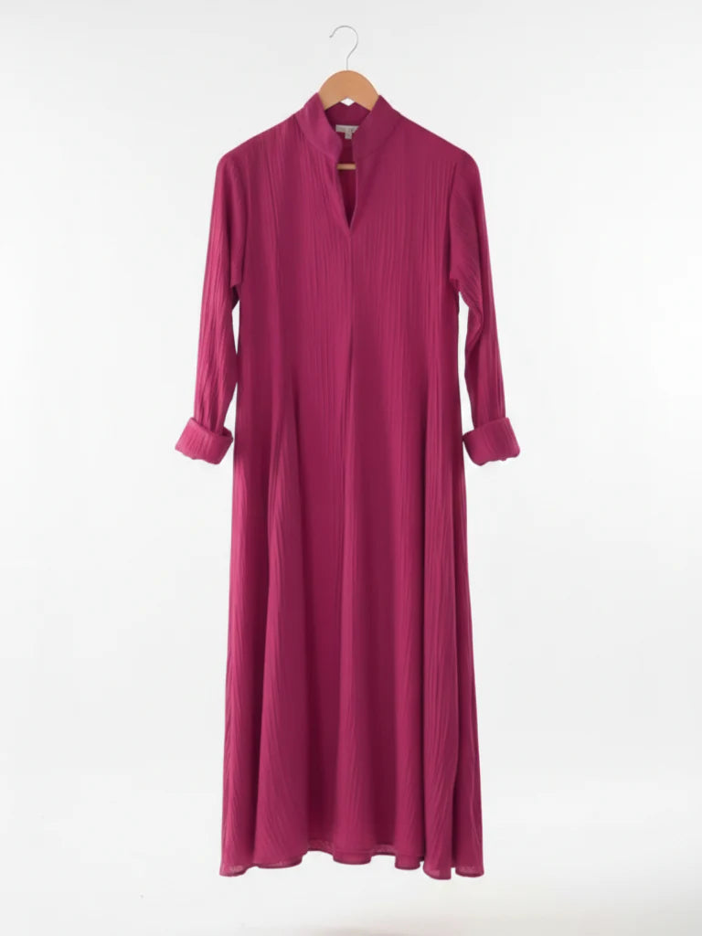 Ch 632 Saimwear Signature Crinkle Pleated Summer Maxi