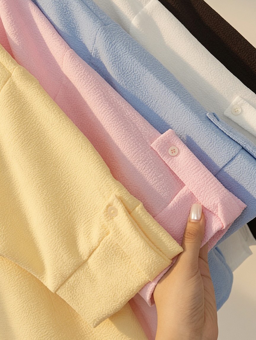 CH - 6099- Relaxed Button-Down Shirt