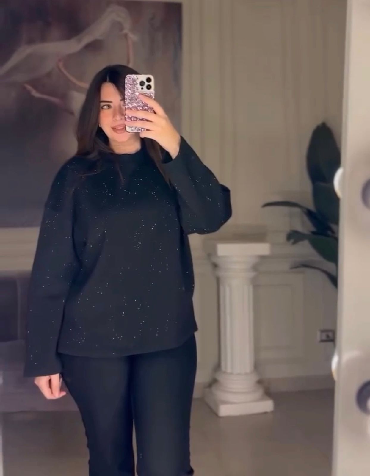 CH 600 - Sparkle Two-Piece Winter Co ord Set - Saimwear