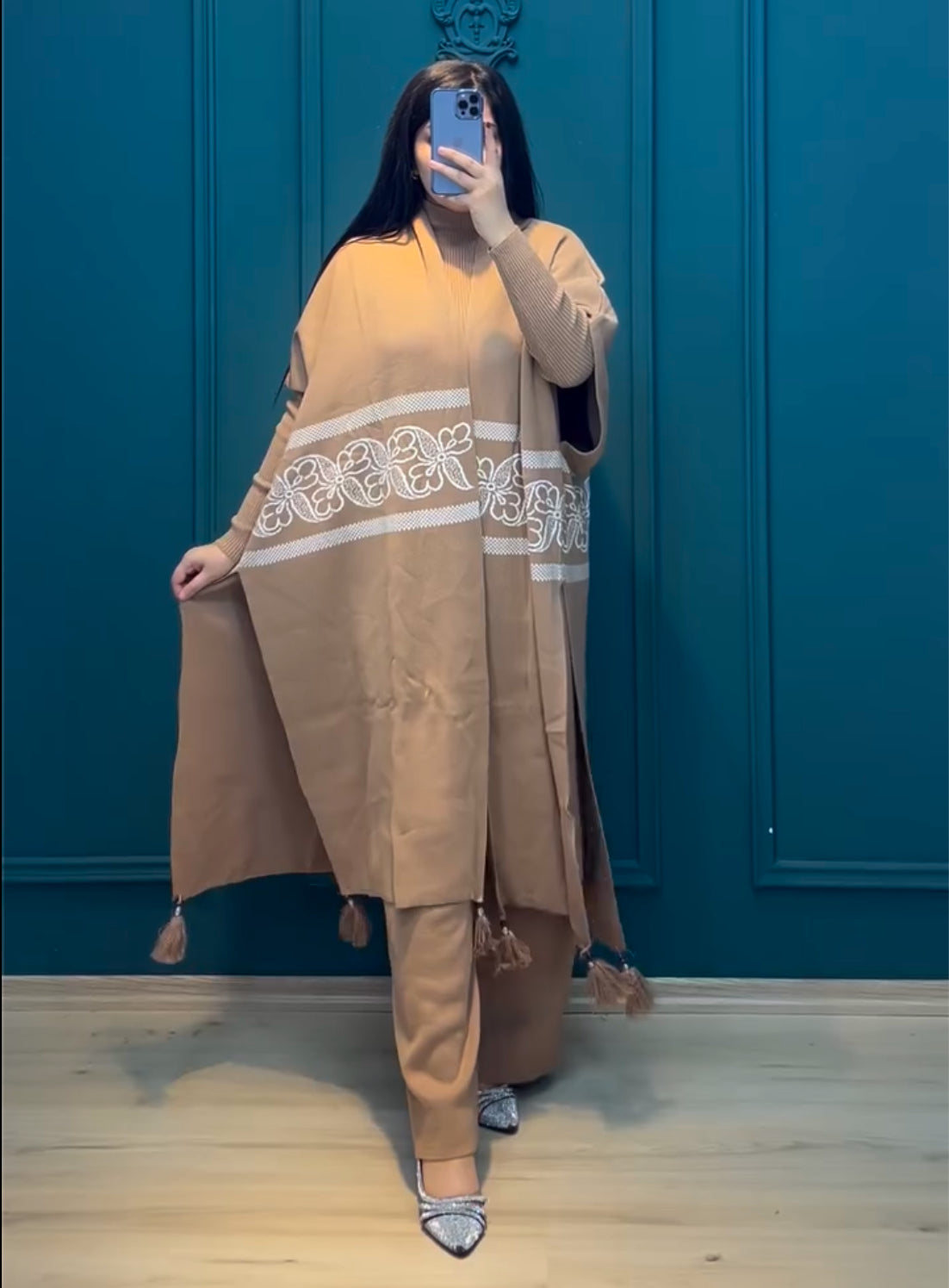 CH 504 Saimwear Ready To Wear 3 Pcs Winter Fleece Outfit