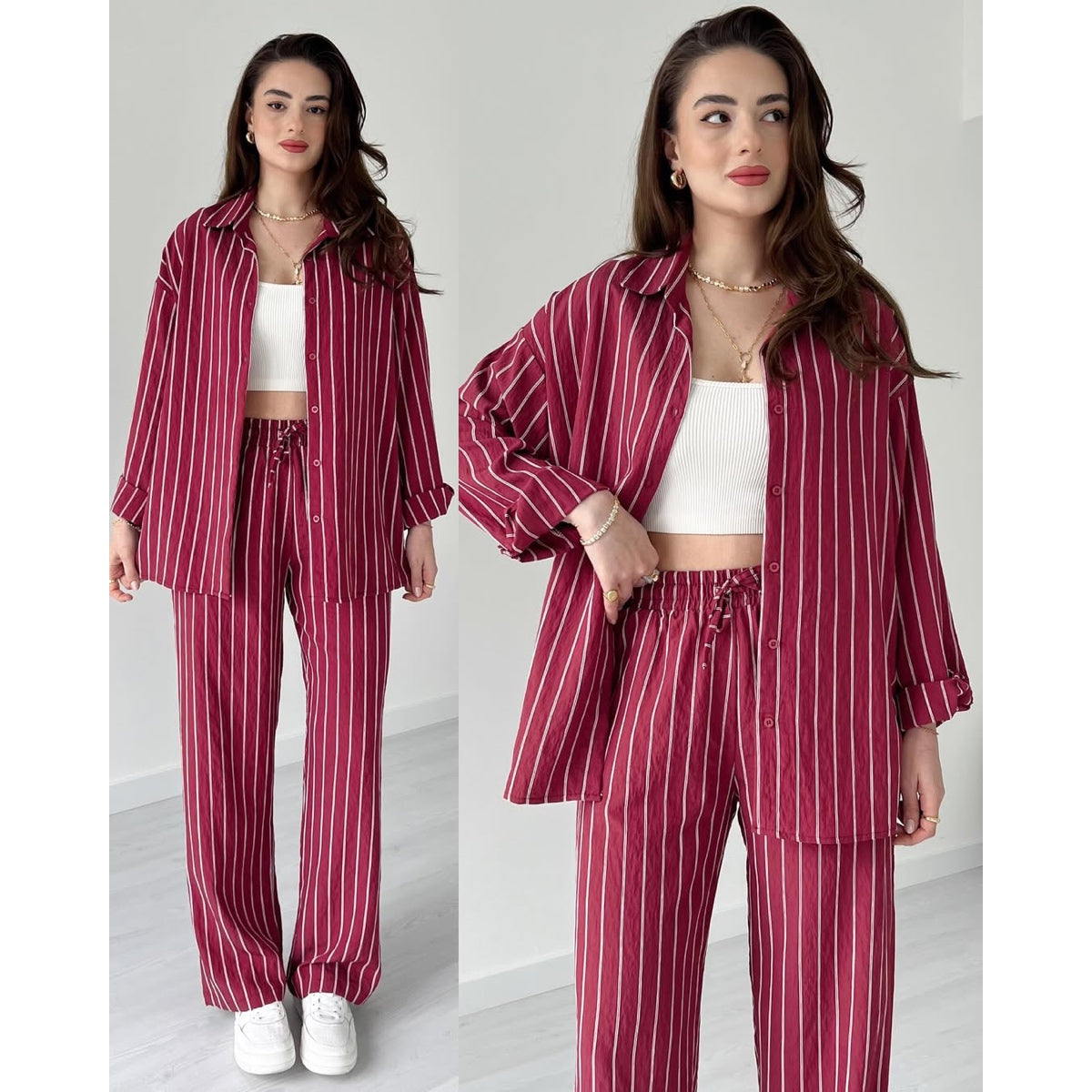 CH 6055 Stripe Squad Co-Ord Set - Saimwear