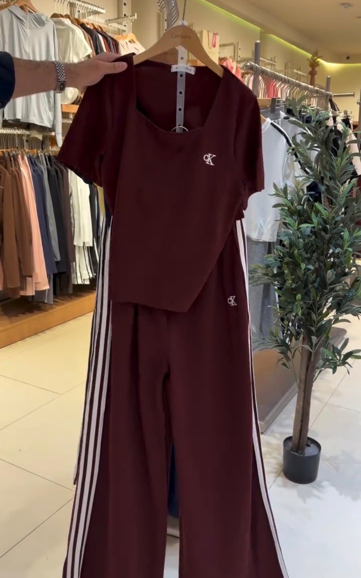 CH - 6126 - Square Nevk Co-ord Set | Saimwear