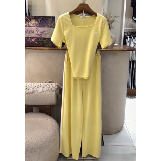 CH - 6126 - Square Nevk Co-ord Set | Saimwear