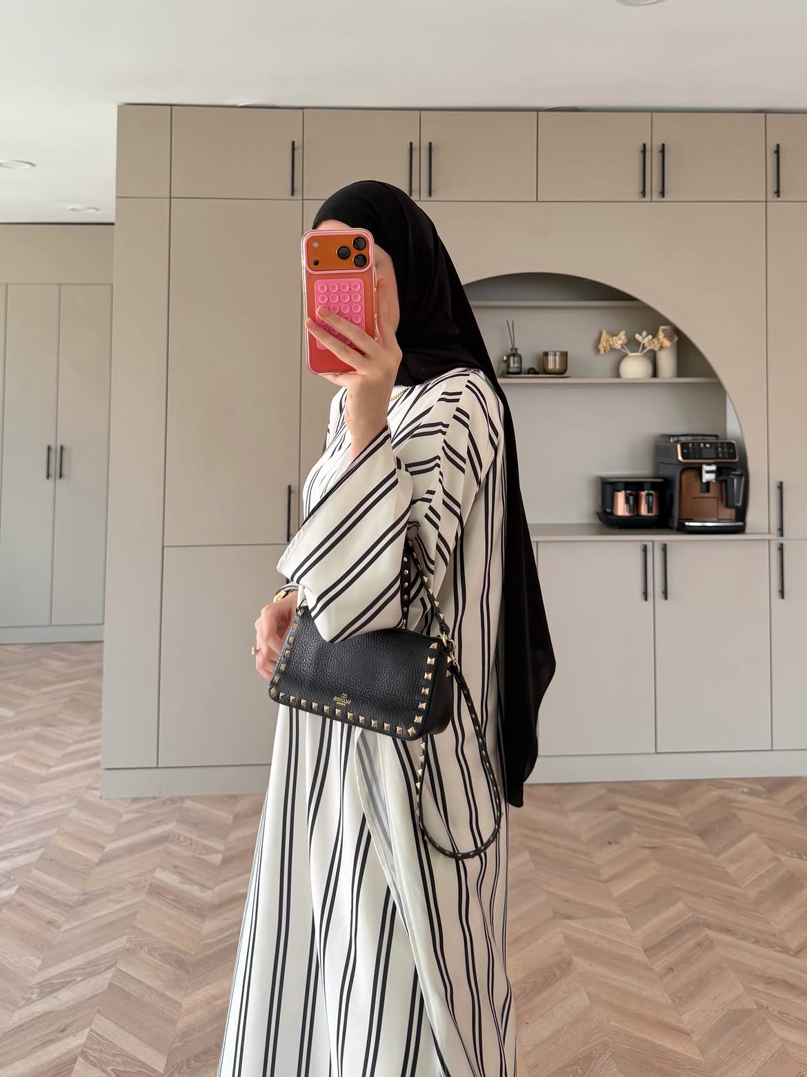 CH - 6119 - Striped Silk Outfit | Saimwear