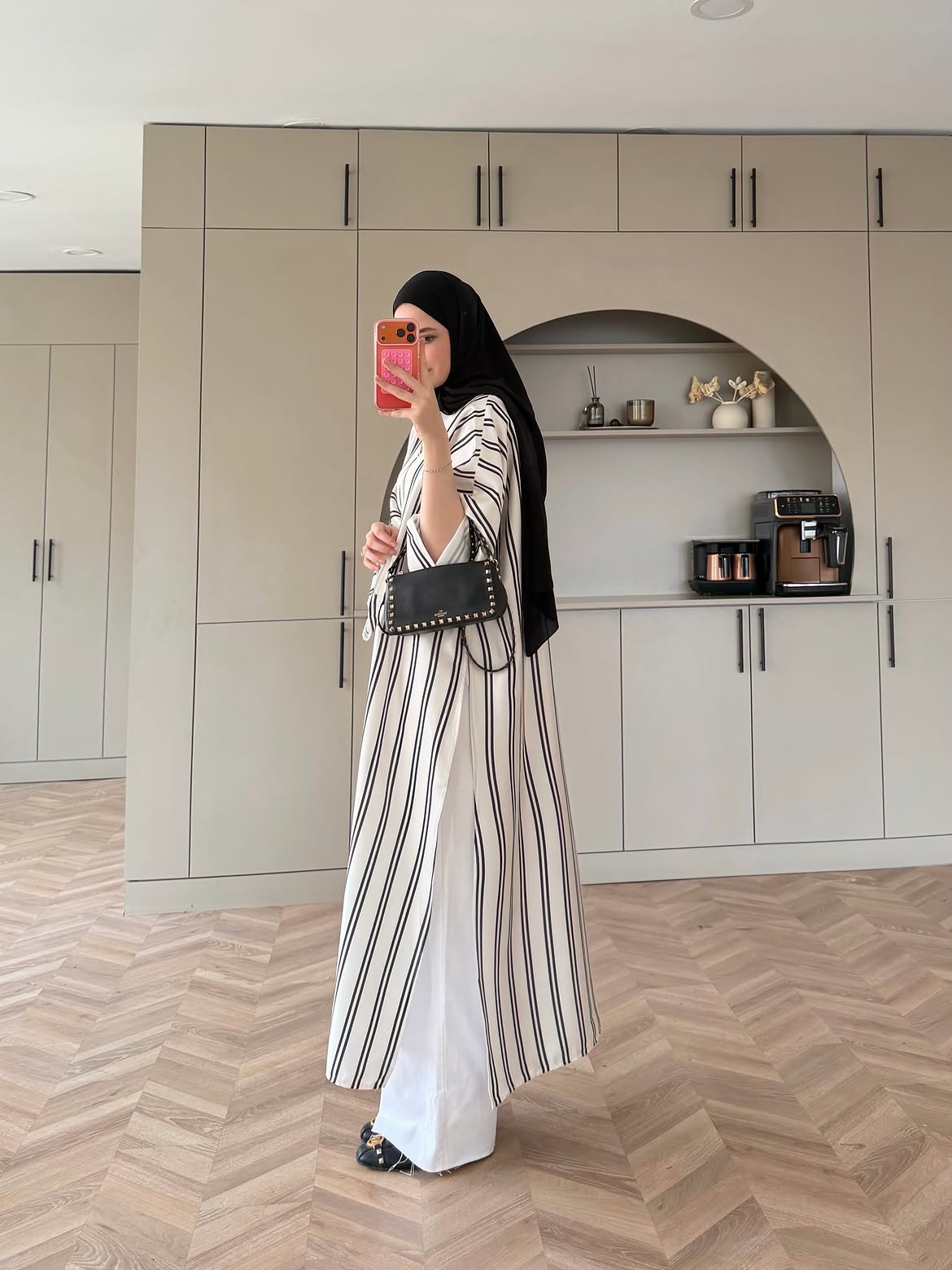 CH - 6119 - Striped Silk Outfit | Saimwear