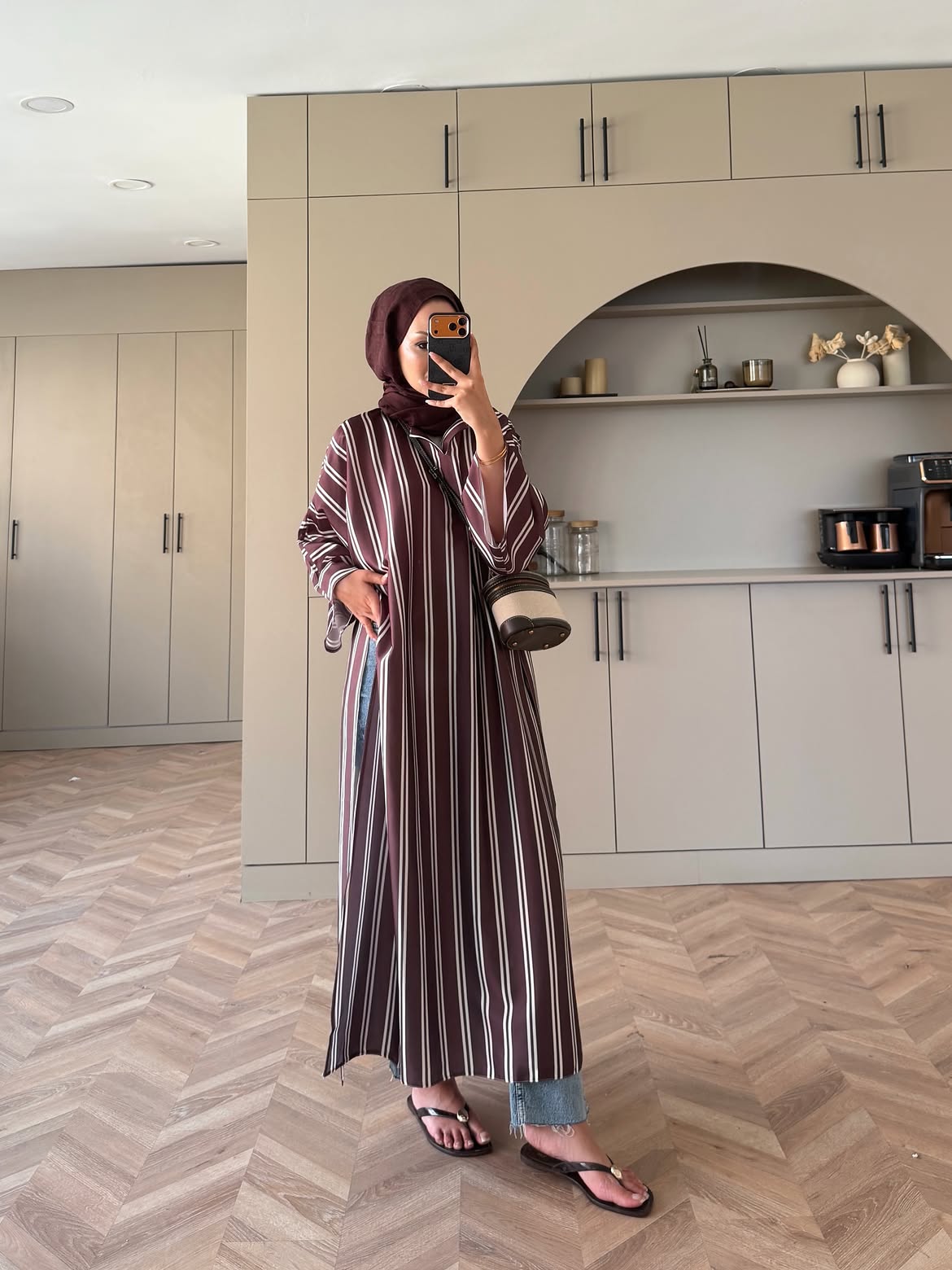 CH - 6119 - Striped Silk Outfit | Saimwear
