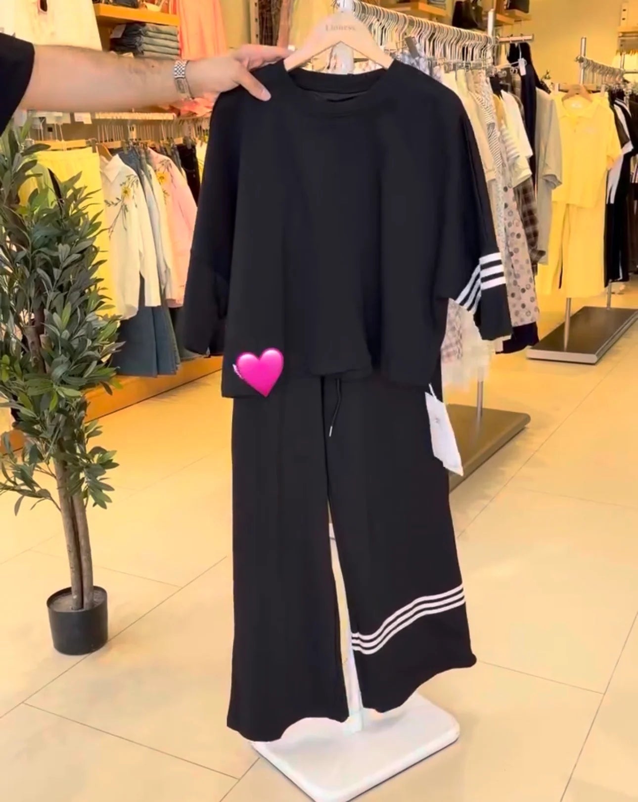 CH - 6074 - Stripes Co-ord Set | Saimwear