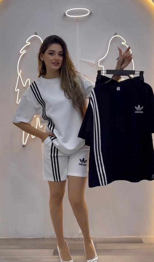 CH # 424 Stripes Tshirt Short