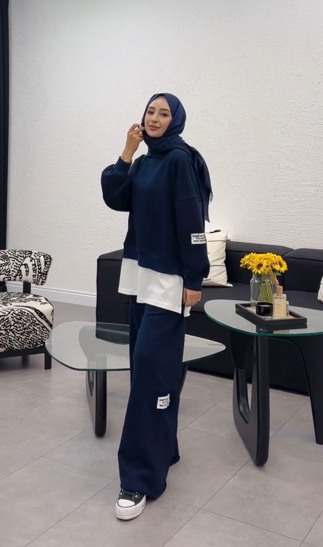 CH 466 Saimwear Shirt Extender Style Hooded Tracksuit For Winters