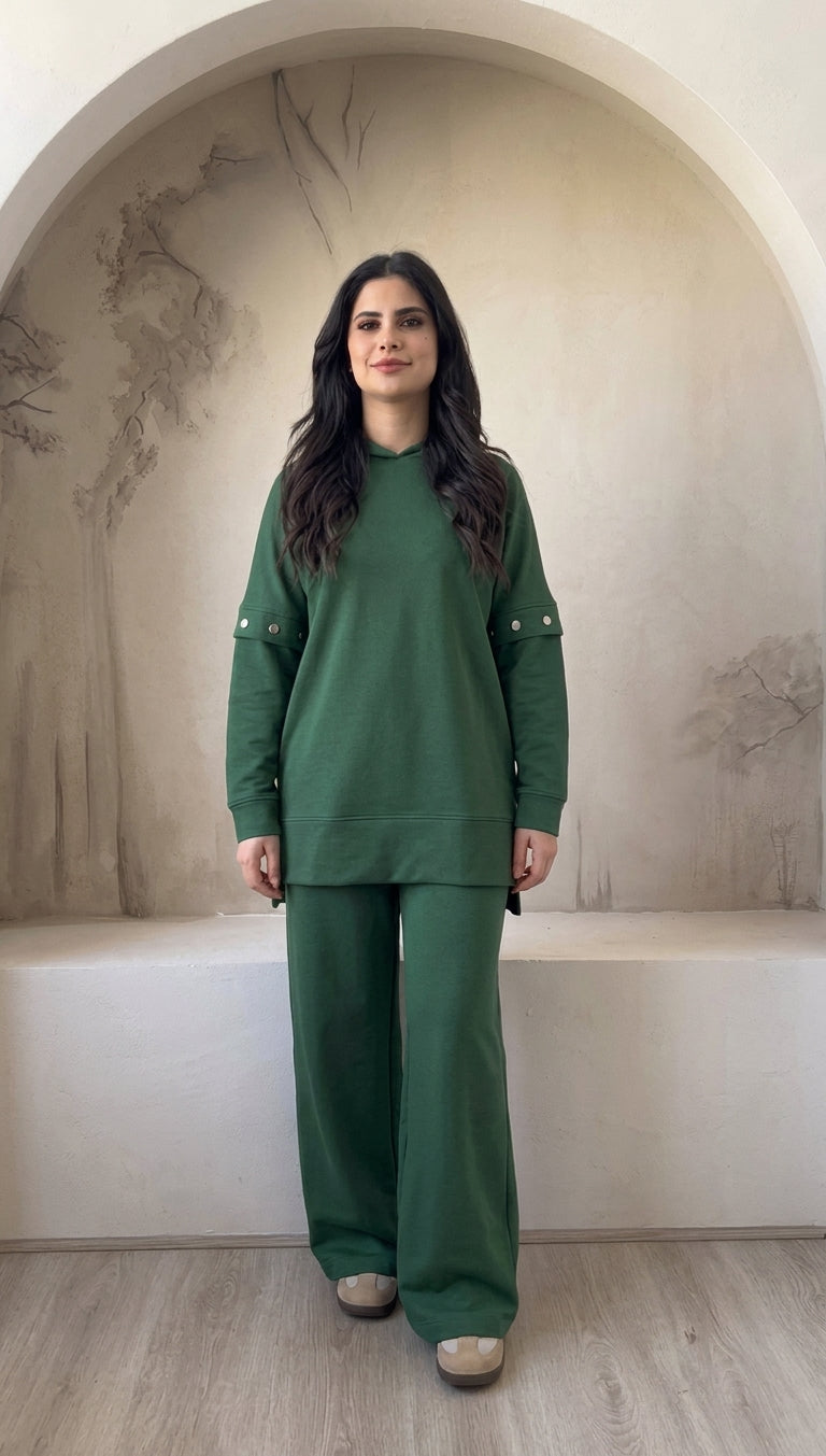 CH - 6161 - Urban Fleece Oversized Co-ord | Saimwear