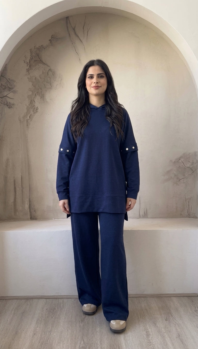 CH - 6161 - Urban Fleece Oversized Co-ord | Saimwear