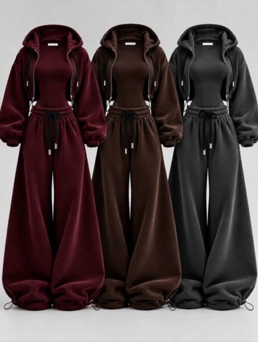 CH - 6157 - Urban Trio Fleece Co-Ord Set | Saimwear
